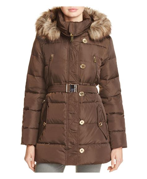 michael kors faux fur hooded coat|Women's MICHAEL Michael Kors Faux Fur Coats.